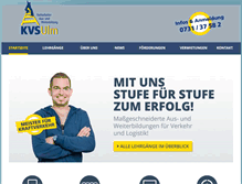 Tablet Screenshot of kvs-ulm.de